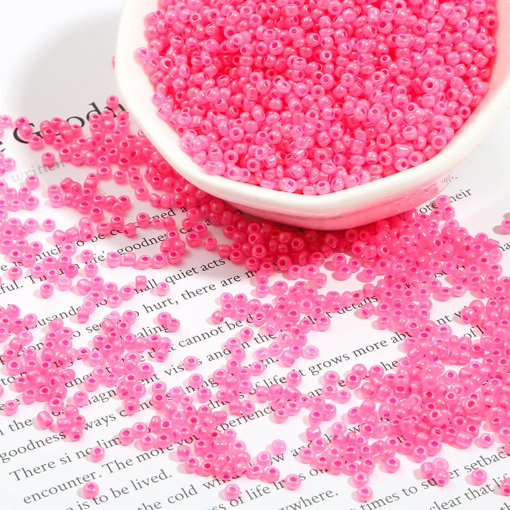 450G Glass Seed Beads Cream Color Charm For Jewelry Making Accessories DIY Bracelet Necklace