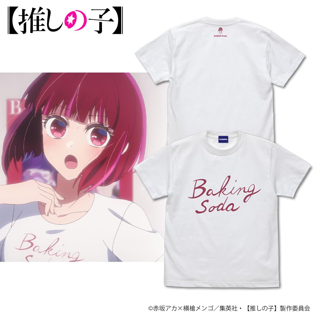 Cospa Baking soda WHITE M size [Official] [Oshinoko] T-shirt
