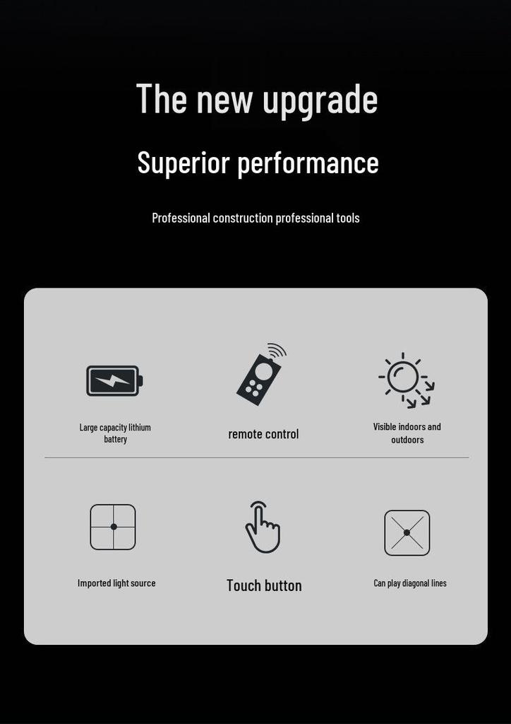 Lv Yi 12-Line Digital Laser Level with High-Precision Purple, Green, Red Light for Outdoor and Indoor Use