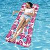 Floating Bed Foldable Waterproof Strong Bearing Capacity Floating Row Leakproof PVC Maple Leaf Inflatable Recliner Beach Supply
