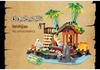 Pirate Series Medieval Black Rock Reef Skull Island Building Blocks Set