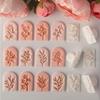 7Pcs Botanical Leaf Pattern Clay Earring Molds Set Fresh Plant Vine Leaves Clay Cutters Tools For Earring Pendant Jewelry Making