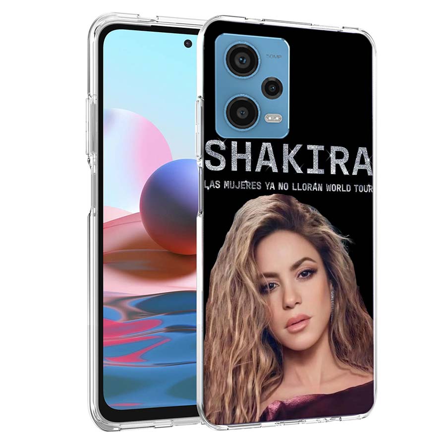 S-Shakira Singer Phone Case For Redmi Note 13 12 14 15 Pro Plus 13R 11 11T 11E 11S 10 Pro 10S 9 9S Cover Cell Clear TPU Capa Cas