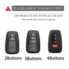 Car Key Case Protector Carbon Abs Key Shell Cover Auto Accessories For Toyota Prius Camry Corolla C-Hr Chr Rav4 Prado