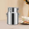 5L Stainless Steel Barrel Seal Beer Jug Oil Bottle Ice Bucket Milk Can Storage Canister Transport Can for Restaurant Ranch