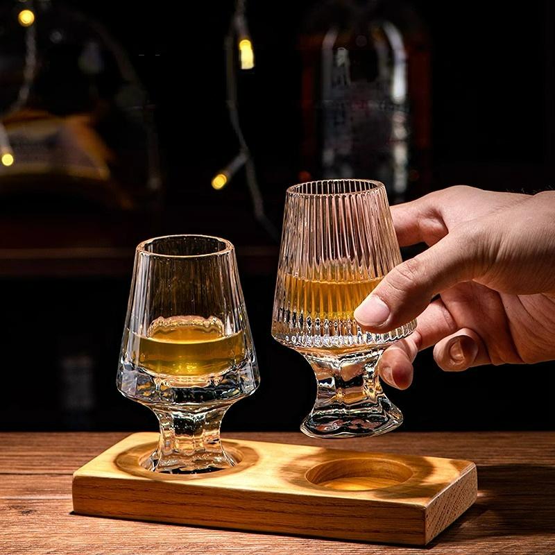 Creative Whiskey Glass Cup Transparent Cocktail Glasses Cups Professional Smelling Cup Tasting Glass Bar Home Accessories