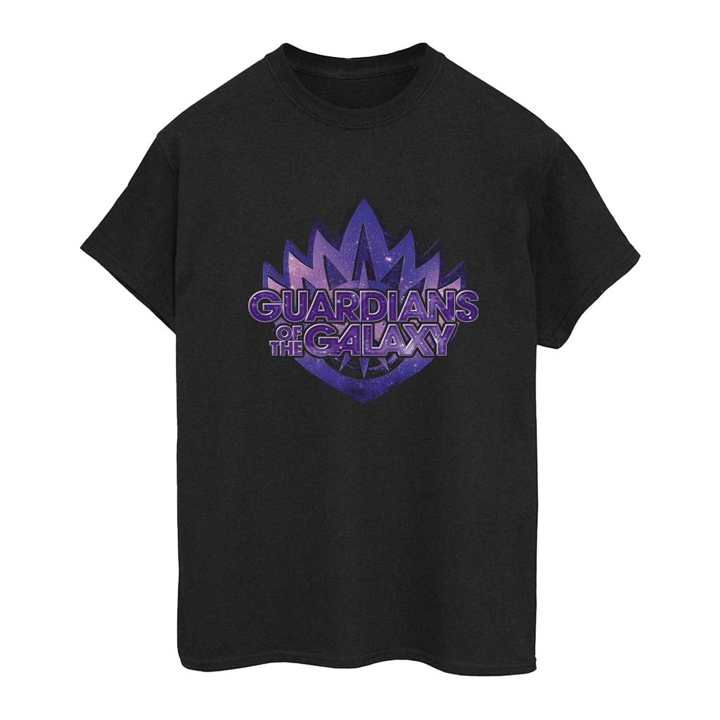 Guardians Of The Galaxy Volume 3 Womens/Ladies Cosmic Cotton Badge Boyfriend T-Shirt