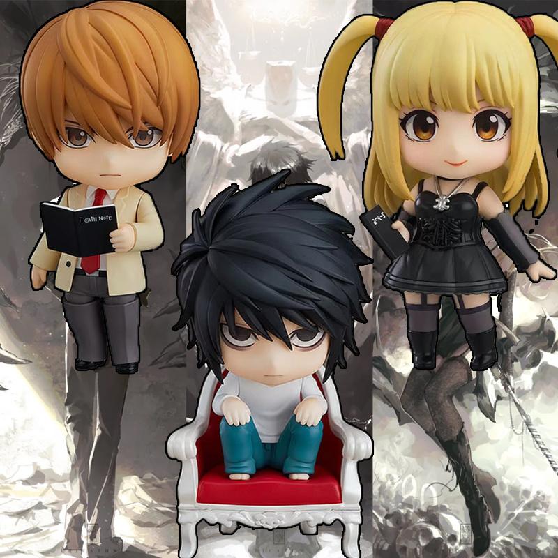 10CM Death Note Nendoroid Series L Yagami Light Cute Articulated Action Figures Model Kit Desktop Ornament Collectible Toys Gift