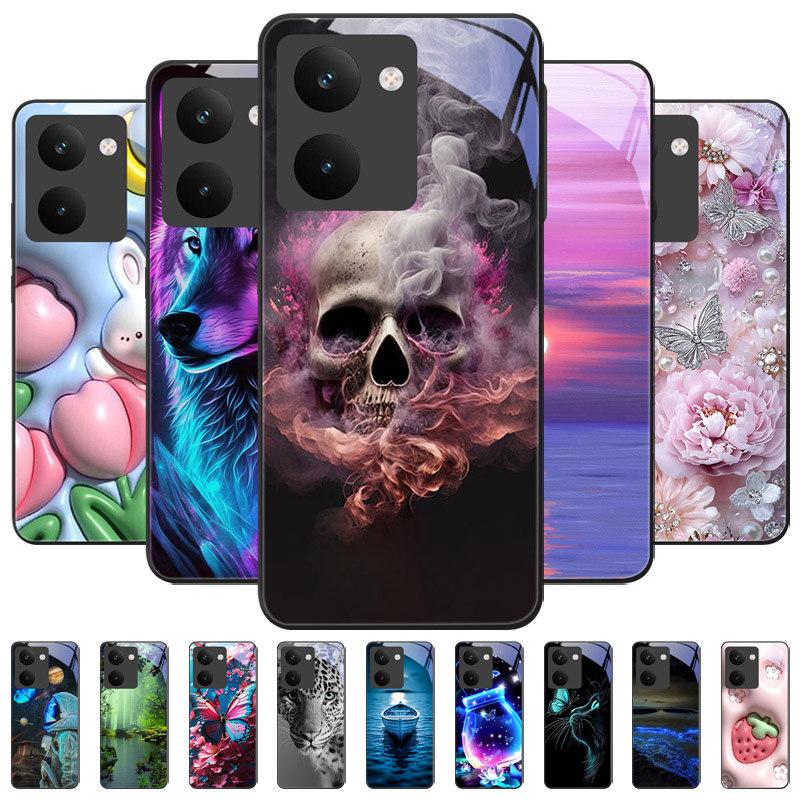 Para Capa Realme P3 Ultra 5G Capa à Prova de Choque Concha Traseira de Vidro Temperado Para-choque Para Capa de Telefone Realme P3ultra 5G RMX5030 Coque
