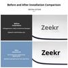 For Zeekr 9X Blackout Car Badge Sticker Front Rear Emblem Matte Black Cover Sport Styling Metal Modification Accessories
