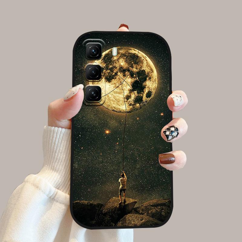 For Infinix Hot 50 Pro+ Case Hot50 Pro Plus 4G Silicone TPU Phone Cover For INFINIX HOT 50 5G Coque Fashion Soft Phone Fundas