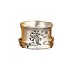 Yun Miao Retro Dandelion Wide Band Women's Ring - Simple, Versatile, Hot Selling Style