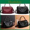 Trendy Boston Bag For Women 2023 Vintage Retro Style Large Pu Crossbody Handbag