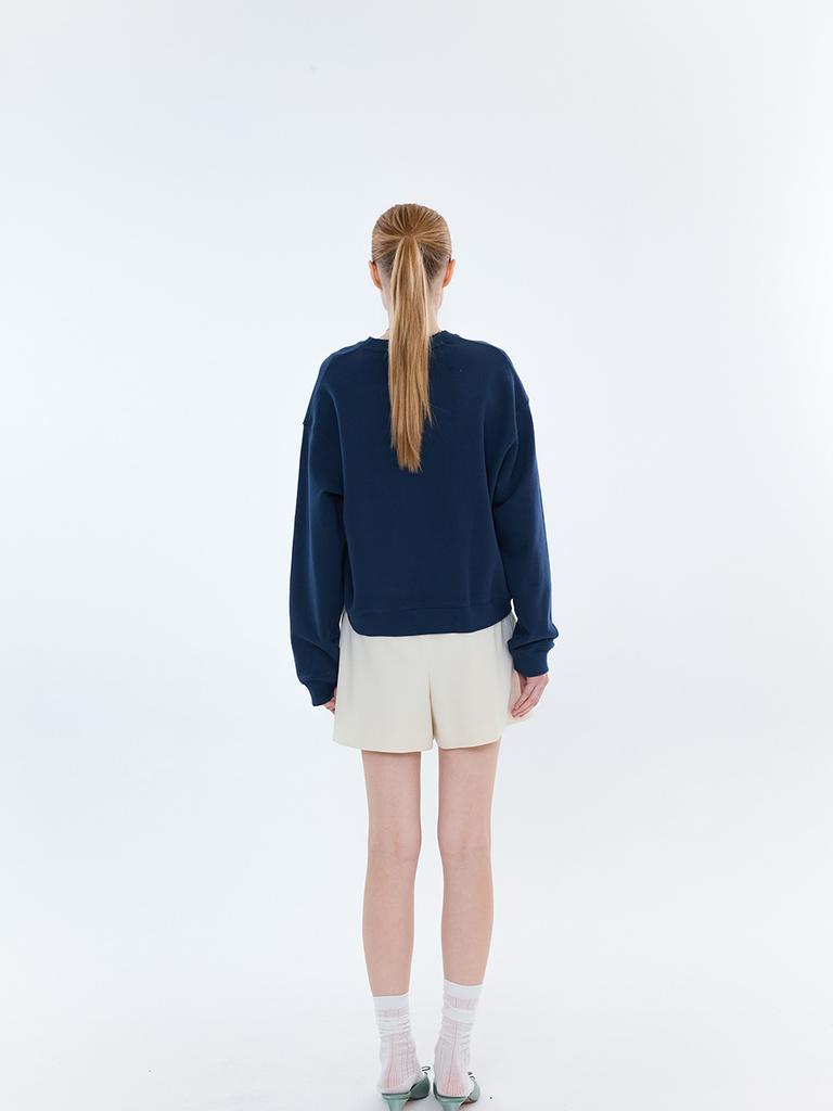 LUVM Tuck Tailored Shorts_Cream