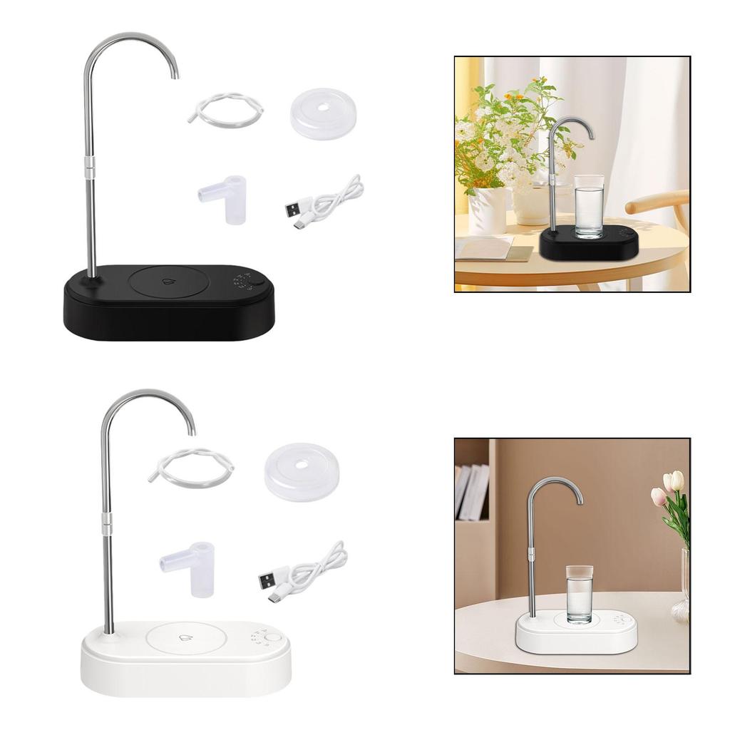 Desktop Water Bottle Dispenser Small Multipurpose Easy To Use Electric Water Jug Pump for Office Home Kitchen Camping Countertop