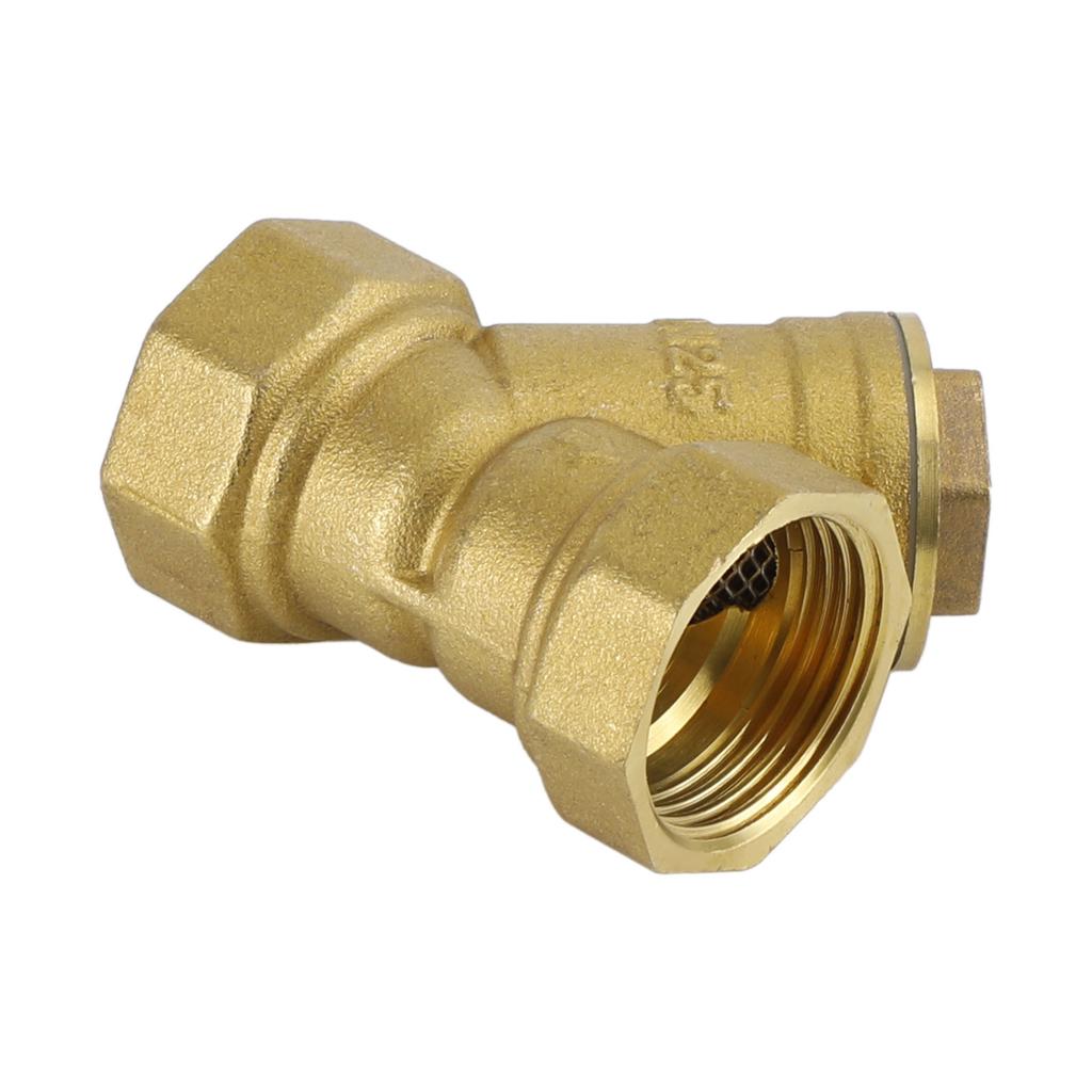 1" Female NPT Brass Y Strainer For Fire Alarm Lines and Plumbing
