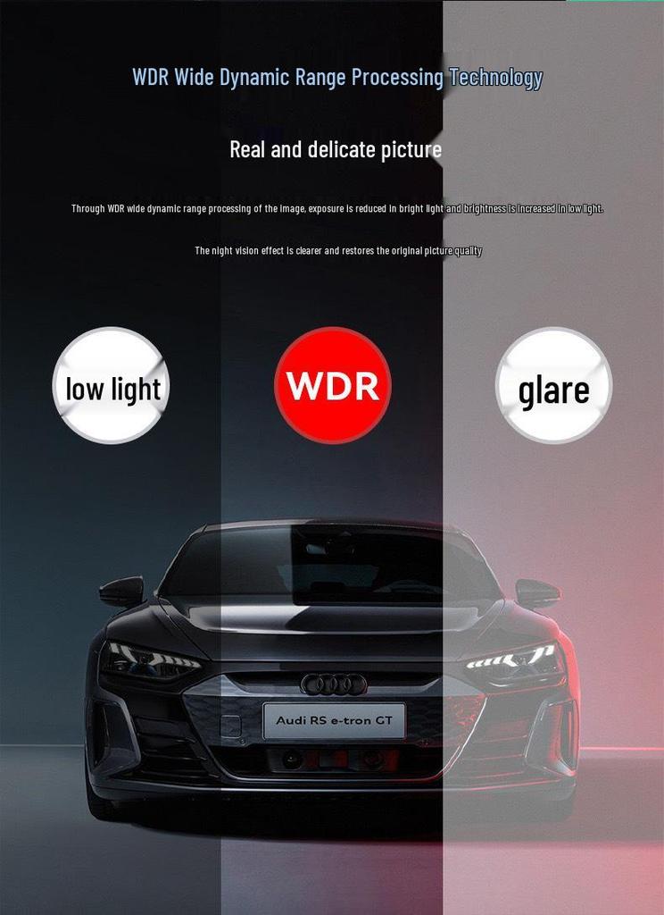 4.5-Inch WiFi Rearview Mirror Dash Cam, HD 1080P, Dual Front and Rear Recording