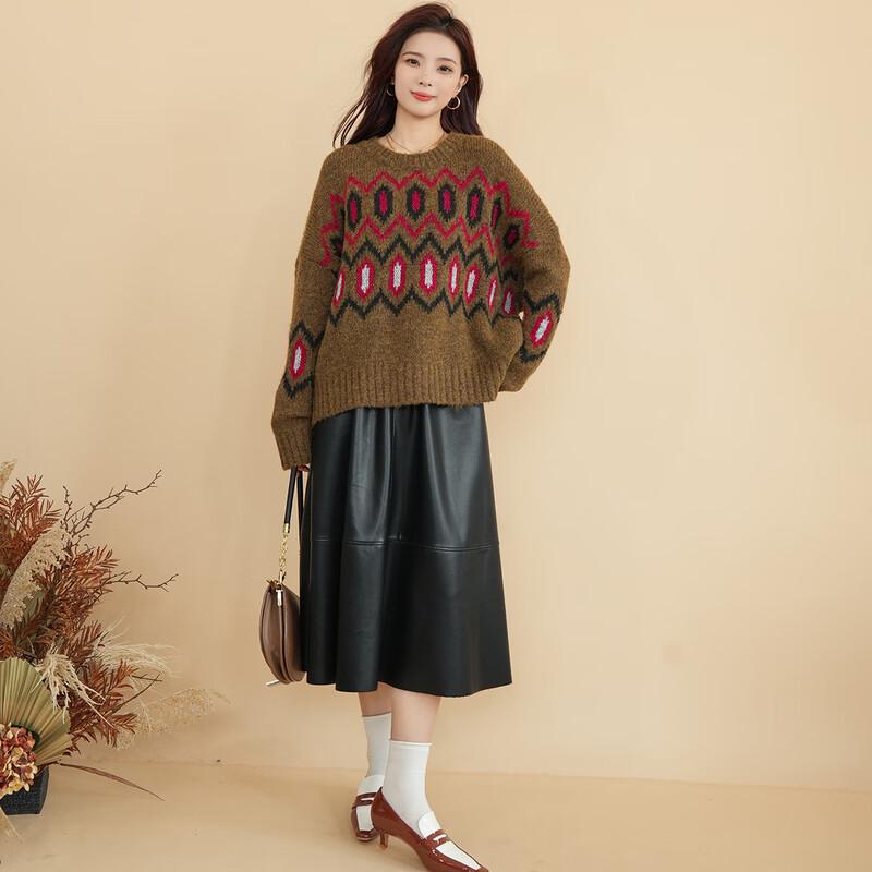 IMAGINEX Women's Urban Casual Long Sleeve Sweater