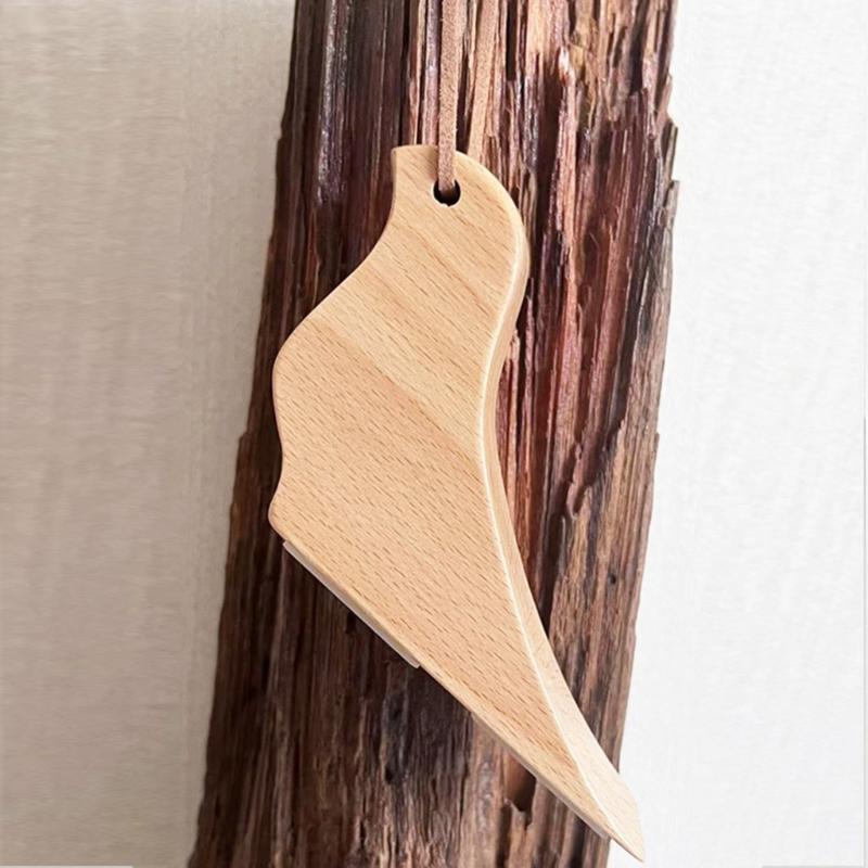 Pack Of 2 Wood Door Stoppers not  Slip Wedge Creative designs  Door Wedge Quick Fixing for Secure Use On Any Floor