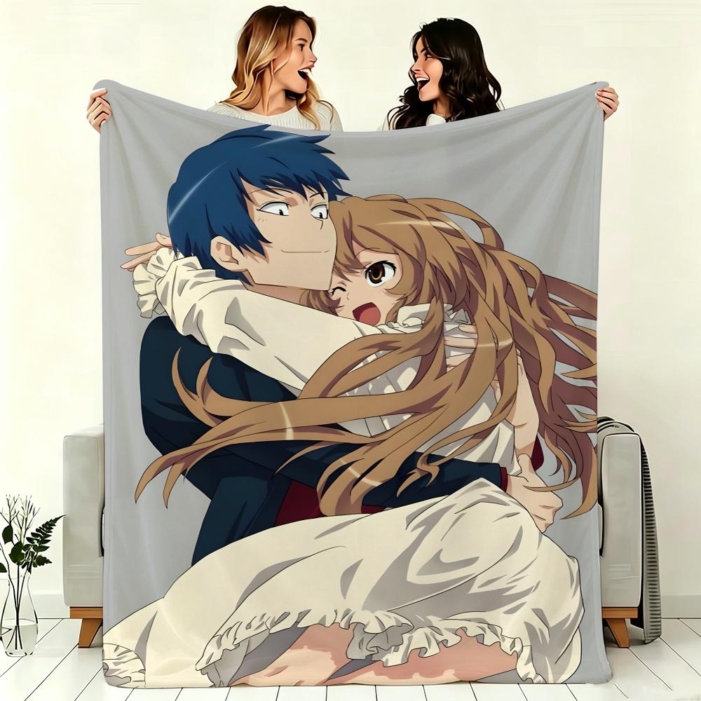 Anime T-ToradoraS Throw Soft Warm Throw Blanket for Bedroom Living Room Bed Travel Camping Picnic Gift
