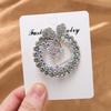 Garland Colored Diamond Brooch Women's High-end Metal Corsage Suitable for Clothes Backpacks Scarves Accessories Brooches