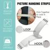 Heavy Duty Picture Hanging Strips No Drill Double‑Sided Adhesive Hooks Waterproof Damage‑Free for Photo Frame Artwork Home Decor