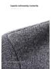 Herren Kaschmir Pullover mit halbem Reißverschluss, dicke Wolle, Langarm, Winter Baselayer