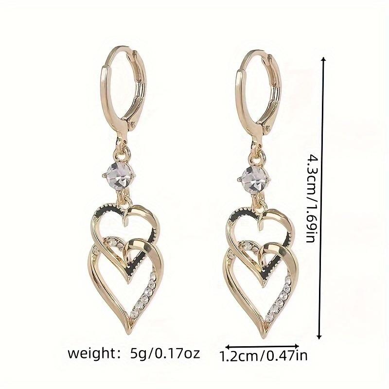 2Pc Women'S Fashion Geometric Spiral Earrings Jewelry Accessories Suitable For Date, Party, Festival Gifts