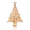 Christmas Full Colorful Rhinestone Star Tree Brooches Pins Exquisite Xmas Tree Plant Badge Holiday Jewelry For Women Men Gifts