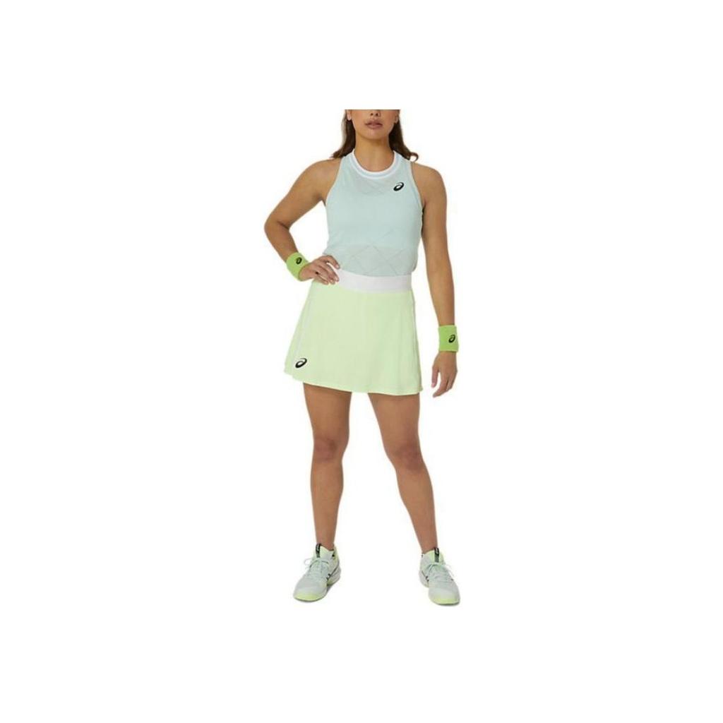 Asics Match Actibreeze Tank Logo Print Sleeveless Top Women tops Light-Blue 2042A291-409