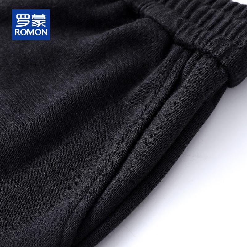 ROMON Men's Cashmere Blend Hooded Cardigan Sweatshirt Set
