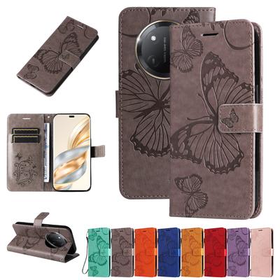 Wallet Flip Butterfly Leather Case For Huawei Honor X9C Smart X8C X7C X6C X9B X8B X7B X6B X5B Plus X9A X8A X7A Core Book Cover