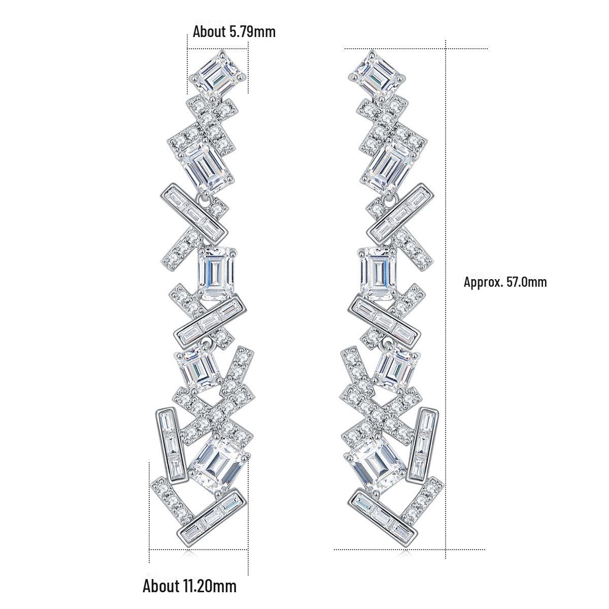 

Серьги-кисточки из стерлингового серебра 925 пробы с изумрудным покрытием, позолоченные 18 карат, с легким роскошным дизайном для вечернего наряда