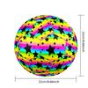 Dazzling colors Indoor Soccer Ball Colorful Machine Stitched PVC Size 5 Team Training Competition Ready Durable High-Bounce Cool Sports Gift