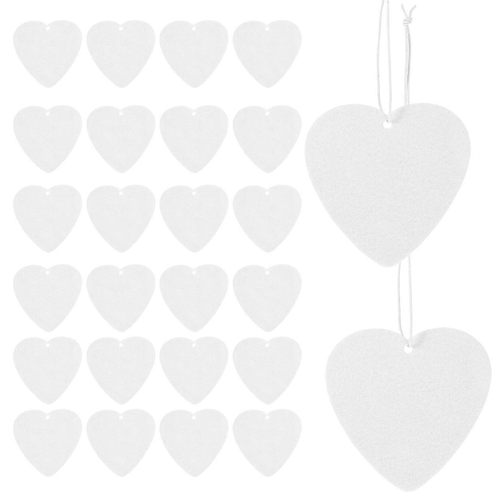 Sublimation Air Freshener Sheets Heart Shaped Diy Crafting Car 1Set