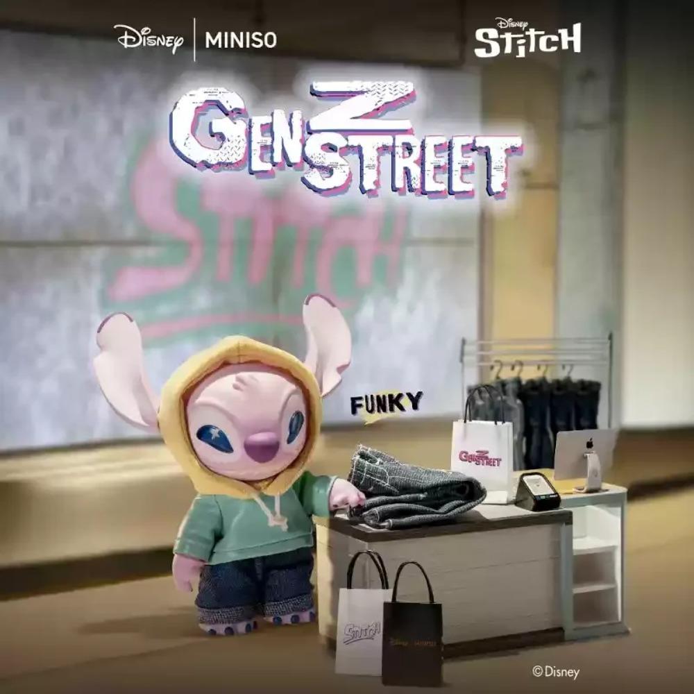 Оригинальная серия виниловых плюшевых игрушек-фигурок и украшений Miniso Sti Genz Street в формате «загадочной коробки». Подарок-сюрприз для девочки.