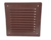 Metal Angled Grid With Mesh 14*14Cm Brown - Rx 02-717Br
