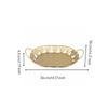 Elegant Decorative Tray with Handles Openwork Serving