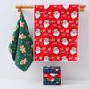 Christmas Towels 6 Pieces Holiday Absorbent Christmas Kitchen Towels Set Funny Dish Cloth For Bathroom Farmhouse Apartment