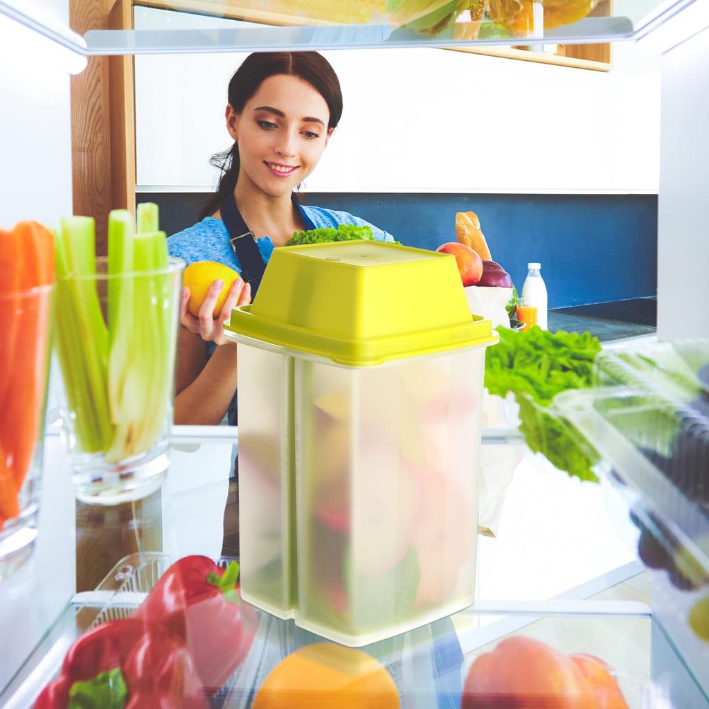 Opakovaně použitelné sklenice na okurky - Kontejner na okurky bez BPA se sítkem pro skladování koření bez nepořádku - Design víčka pro snadné otevírání