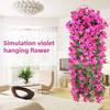 2Pcs Simulated Flowers Bouquet Bright Color Indoor Outdoor Artificial Plants Lifelike Design No Withering Artificial Flowers