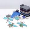 4 pièces Patch de Couture Décoration Tissu Perlé Couleur Sequins Vêtements Applique DIY Vêtements