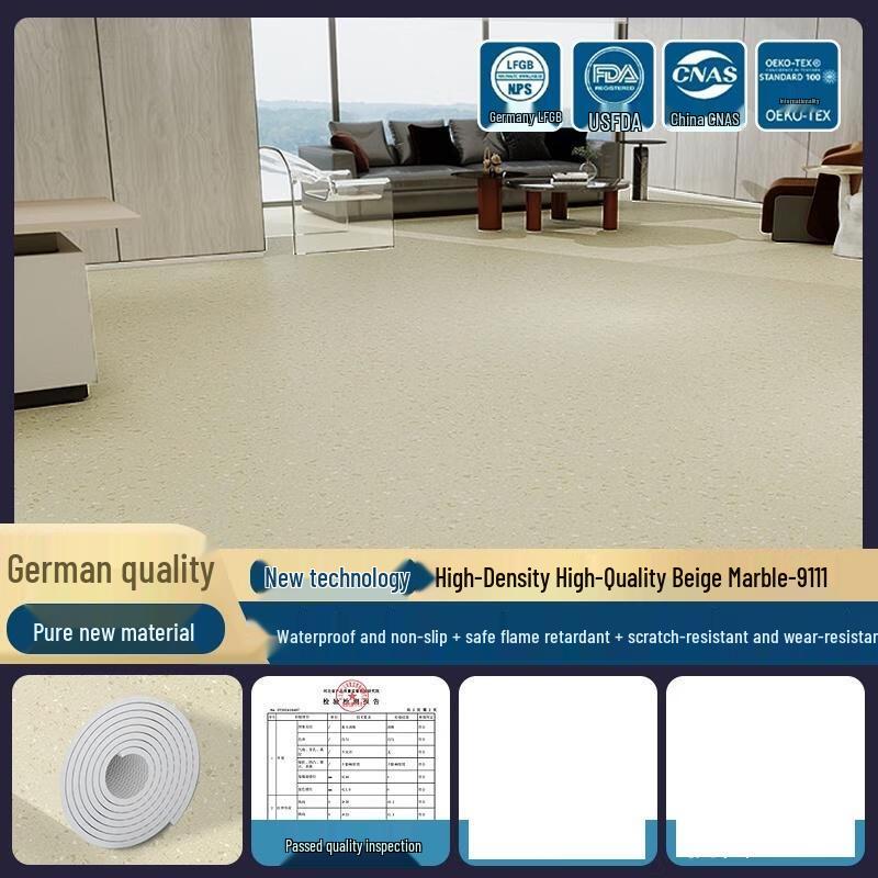 HANDUNYOU Водонепроницаемый износостойкий ПВХ пол, толщиной 2,0 мм