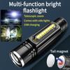 Strong Light Flashlight Rechargeable Mini Portable Tail Strong Magnetic Outdoor Portable LED Work Light Auto Repair Maintenance Light