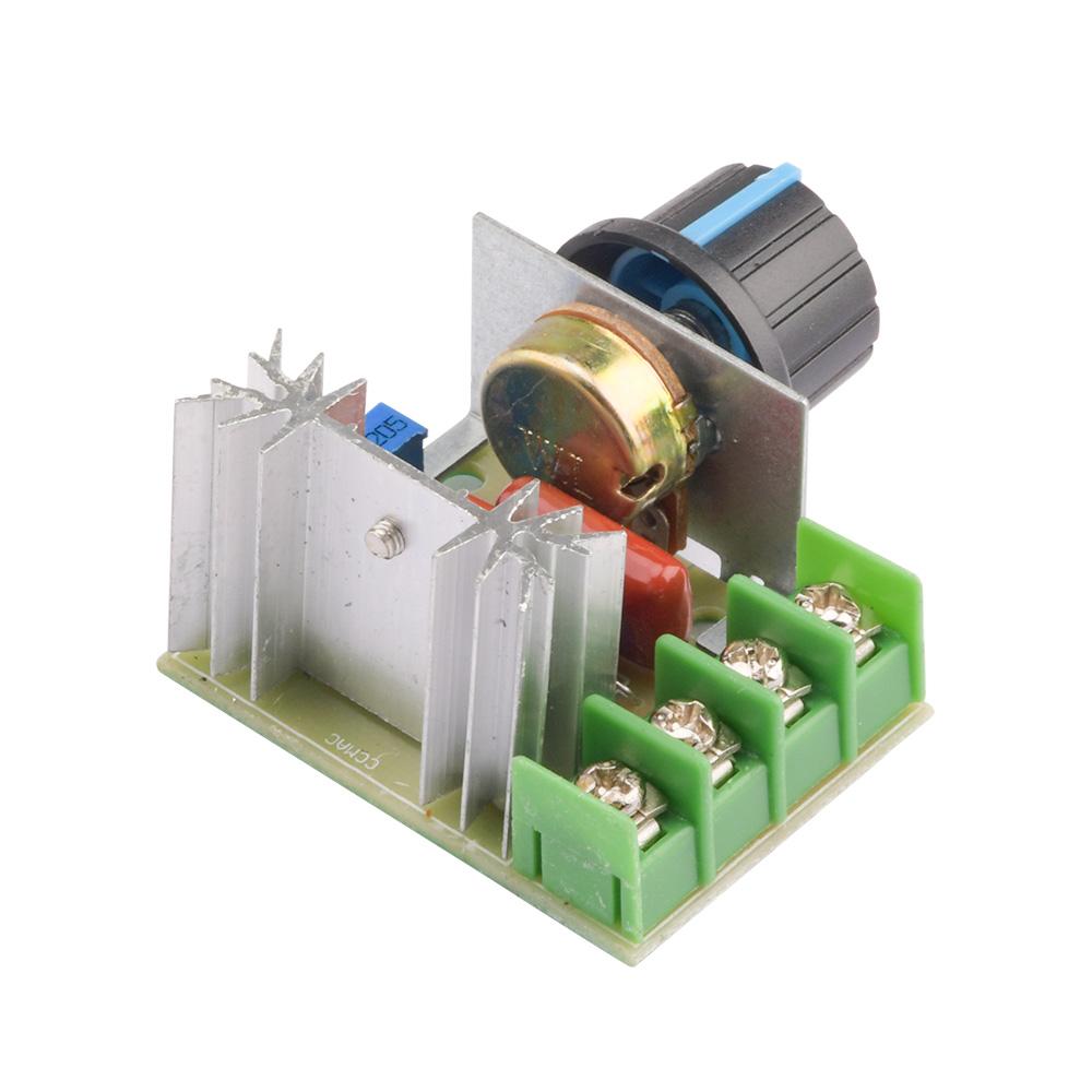

1Pcs 2000W Voltage Regulator AC 220V Motor Speed Control Brushless Electronic Thyristor Dimmer Temperature Control Switch