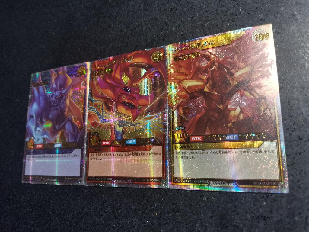 3pcs/set Diy Yu-Gi-Oh!  RD-DRR Self Control Collect Signature Trading Flash Card Anime Cartoon Gift