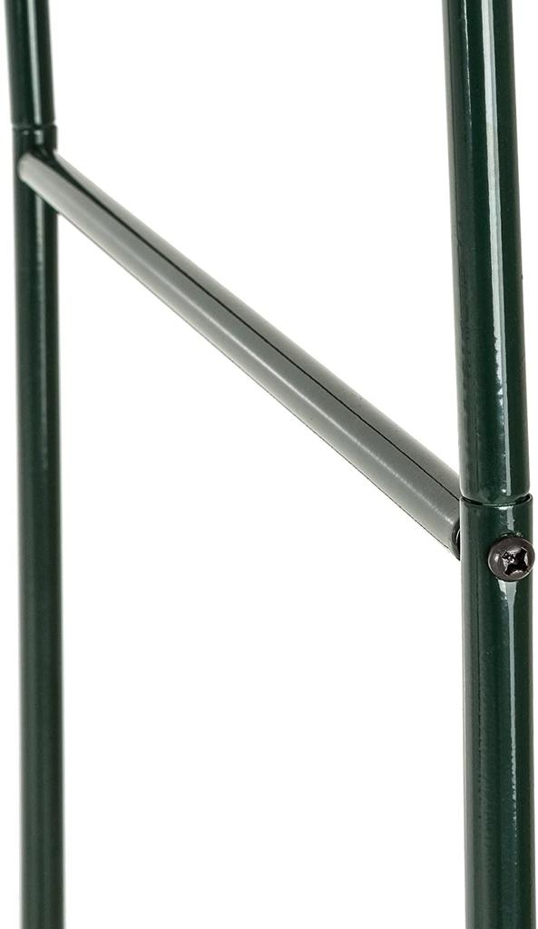 Pergola metalowa łuk czarna 240 cm