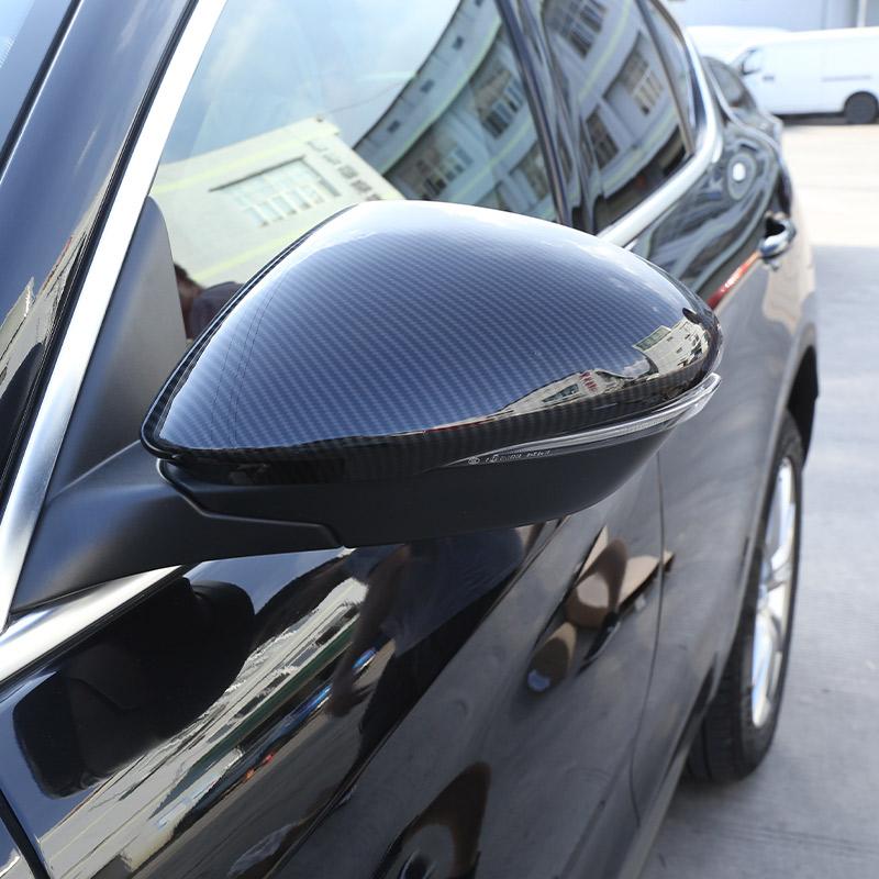 ABS Carbon Fiber/Black For Maserati Grecale 2026 2026 Car Rearview Side Mirror Decorate Cover Trim Sticker Exterior Accessorie