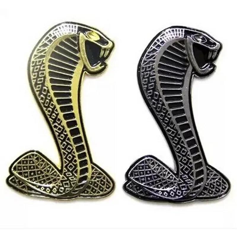 3D Car Stickers Cobra Car Stickers Metal Modification Stickers Personalized Body and Front Decorative Appearance