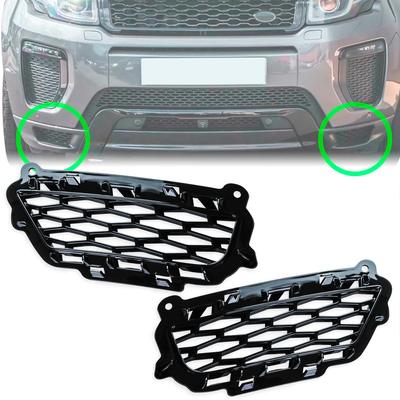 A Pair Front Bumper Lower Vents in Gloss Black for Range Rover Evoque (HSE Dynamic Model) 2016-19 LR079667 LR079666